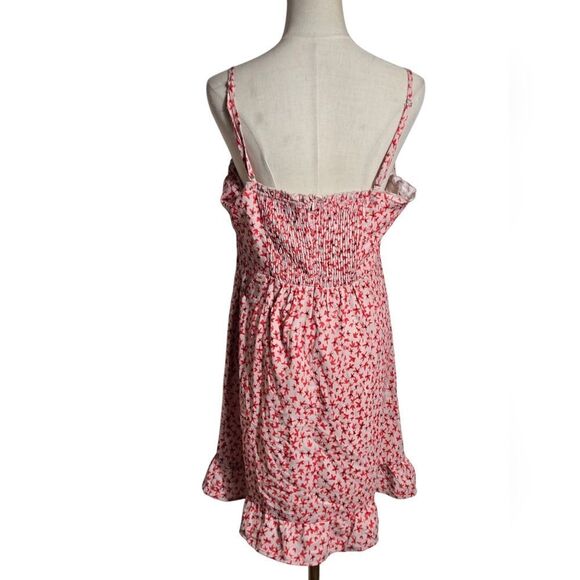 Princess Polly Floral Red and White Mini Sundress - Picture 4 of 7
